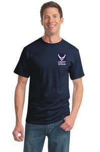 US AIR FORCE USAF tee t shirt Military VETERAN retired  