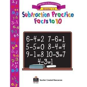  Subtraction Practice Facts to 10 (9781576902530) Dona 