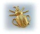 Pc Brass 3D BEETLE Charms and Jewelry Findings (BF)