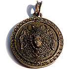 MEDUSA AM Pendant Amulet Antique Vintage LARP Jewelry
