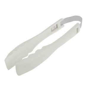   Metal White Plastic Cake Bread Salad Clamp Clip Tong