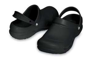 NEW CROCS Bistro   BLACK   Comfortable Work Shoes   ALL SIZES  