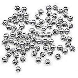 Sterling Silver Seamless Round Beads 3mm (Set of 50)  