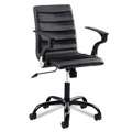 Favorite Finds Black Faux Leather Desk Chair