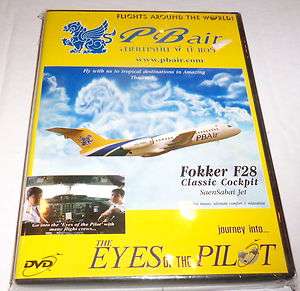 Just Planes Videos PBAir Airlines Fokker F28 DVD  