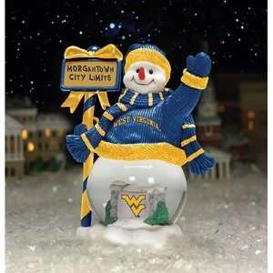  West Virginia Mountaineers NCAA City Limits Snowman 