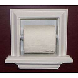 Recessed Toilet Paper Holder with Ledge  