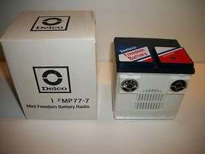 Vintage Delco Mini Freedom Battery Radio  