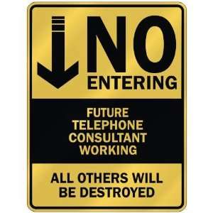   FUTURE TELEPHONE CONSULTANT WORKING  PARKING SIGN