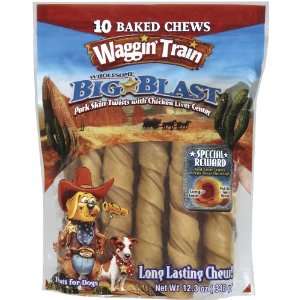  Waggin Train Big Blast Dog Treats, Chicken, 12.3 Ounce 
