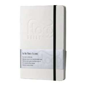  FLogg DAILY Food and Fitness Journal, classic white 
