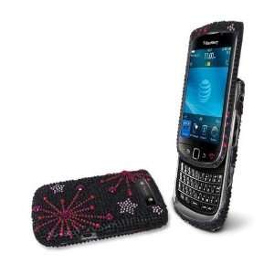 BlackBerry Torch 9800 9810 Supernova Star Graphic Full Diamond Bling 