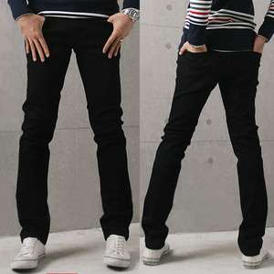 Mens Denim Korea Style Vintage slim fitted Skinny Jeans NWT R286 Size 
