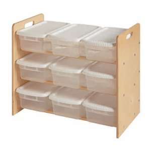  Nine Bin Toy Organizer by Little Colorado   Natural Toys 