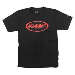    FMF CASUAL Classic Don T Shirt Black/Red Md TS1407 BD M Automotive