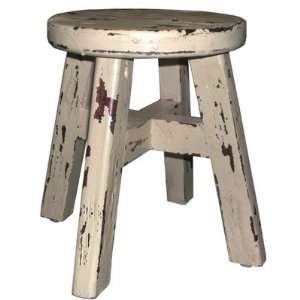  Small Stool in Antique White