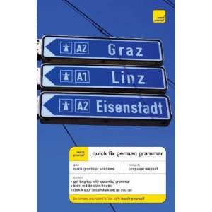  Teach Yourself Quick Fix German Grammar (9780340928363 