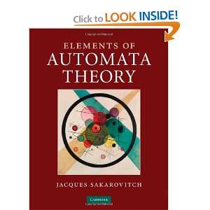  Elements of Automata Theory (9780521844253) Jacques 