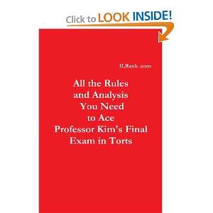  All The Rules You Need To Ace Professor KimS Final Exam 