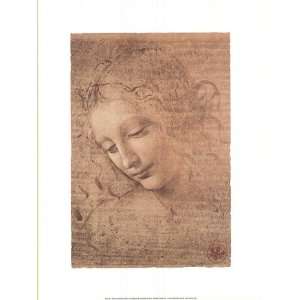  Testa di Faniciulla Detta   Poster by Leonardo Da Vinci 