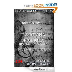 Niccolo Piccinni   La Buona Figliola / Das gute Mädchen Libretto 