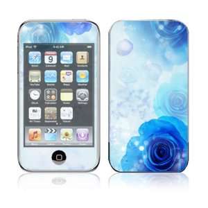  Blue Roses Design Skin Decal Sticker for Apple iPod Touch 2G 