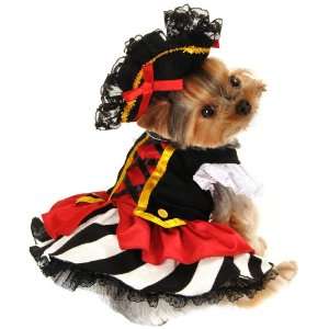   Anit Accessories Large Pirate Girl Dog Costume, 20 Inch
