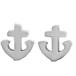 Surgical Steel Anchor Earrings  
