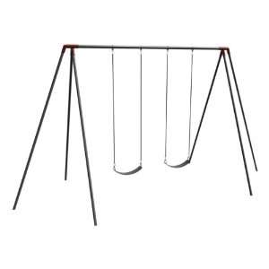  Primary Tripod Swing Set   8 H Top Rail   Two Seats (One 