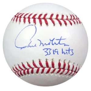  Paul Molitor Autographed MLB Baseball 3319 Hits PSA/DNA 