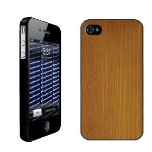  Wood Grain Design Maple Wood   iPhone Hard Case   BLACK 