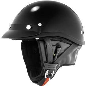  Skid Lid Classic Touring Motorcycle Helmet Black XXL 