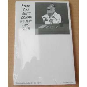  Funny Adult Notepad Paper   Says Man You Aint Gonna 