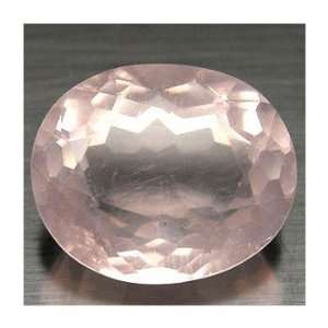  Rose Quartz Faceted Oval Shape Unset Loose Gemstone 16 x 