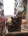 Cute Black Bear Oil Lamp made by Lugenes Japan