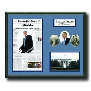  Barack Obamas Election Keepsake, Framed