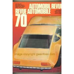  Automobil Revue / Revue Automobile 1970 Robert 