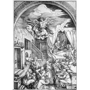   Durer   32 x 44 inches   Life Of The Virgin. 4. The Birth O Home