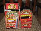 vintage 3 in 1 Draw poker machine and bank