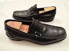 450 ERMENEGILDO ZEGNA Black Mid Vamped Loafers Shoes (Made in Italy 