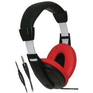  iHip Extra Bass Stereo Headphones (Black/Red) Electronics