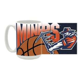  UTEP 15 oz Ceramic Coffee Mug   Miners Basketball Kitchen 