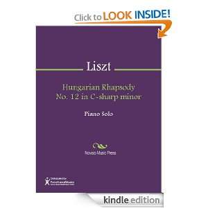 Hungarian Rhapsody No. 12 in C sharp minor Sheet Music Franz Liszt 
