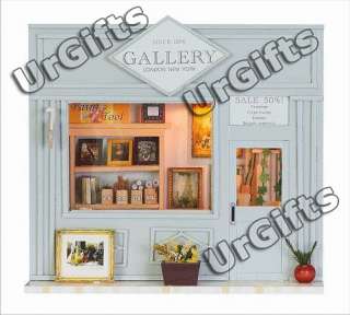 UrGifts     DIY Dollhouse Miniature Model Kit with Light Gallery 