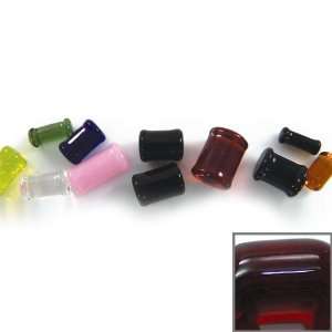  Ruby Colored Micro Double Flare Plug   2G (6.5mm)   3mm 