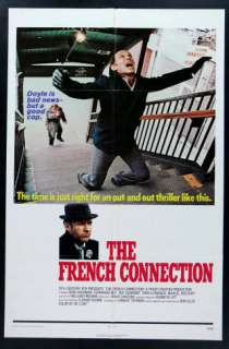 THE FRENCH CONNECTION * 1SH ORIGINAL MOVIE POSTER 1971  