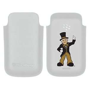  Wake Forest mascot standing on BlackBerry Leather Pocket 
