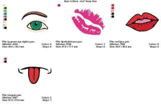 EYES & MORE (4x4) LD MACHINE EMBROIDERY DESIGNS  