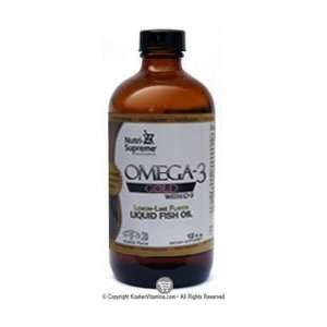 Nutri Supreme Research Kosher Omega 3 Gold with D 3 Lemon Lime Liquid 