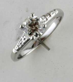 87ct Old European Cut Diamond Engagement Ring  